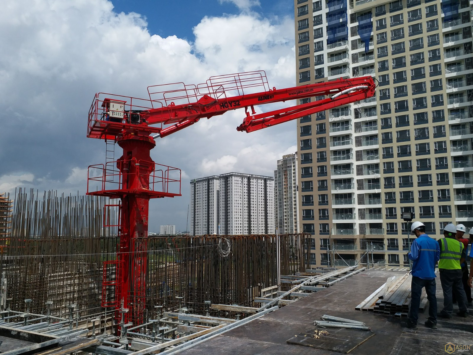 Concrete Placing Boom JAINE HGY32